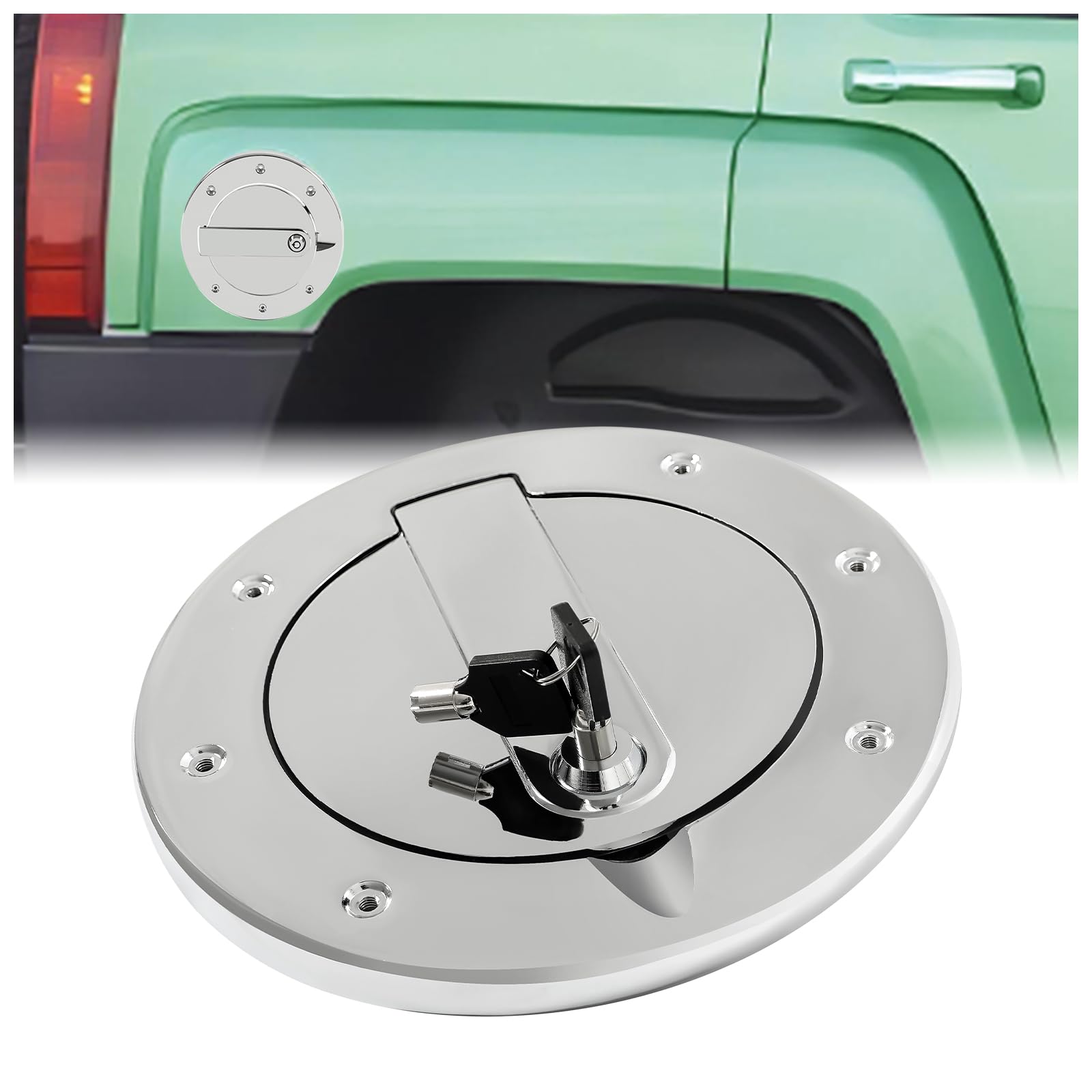 Amazon.com: HECASA Locking Fuel Door Compatible with 2003-2010